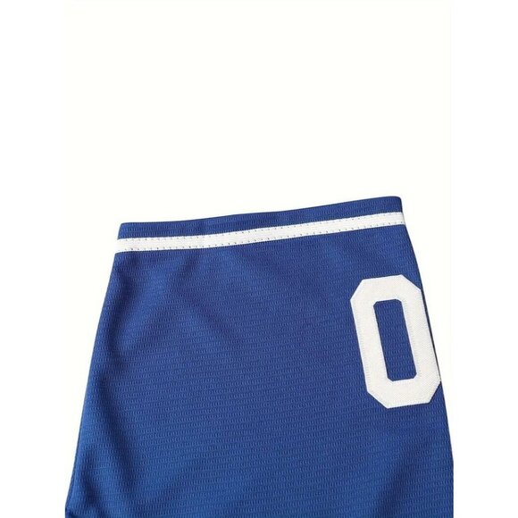 Sandlot Baseball Jersey Benny The Jet Rodriguez #30 Dodger Blue Stitched - Picture 6 of 7